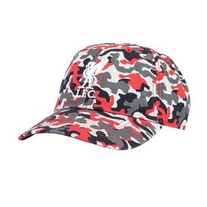Liverpool FC Melee Camo Cap / Red/Gray